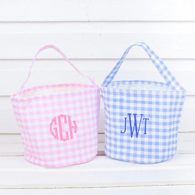 Pastel Check Basket | Classic Whimsy