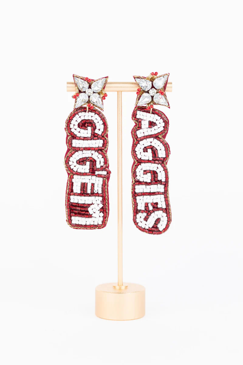 Texas A&M Beaded Earrings by Treasure Jewels | Avara