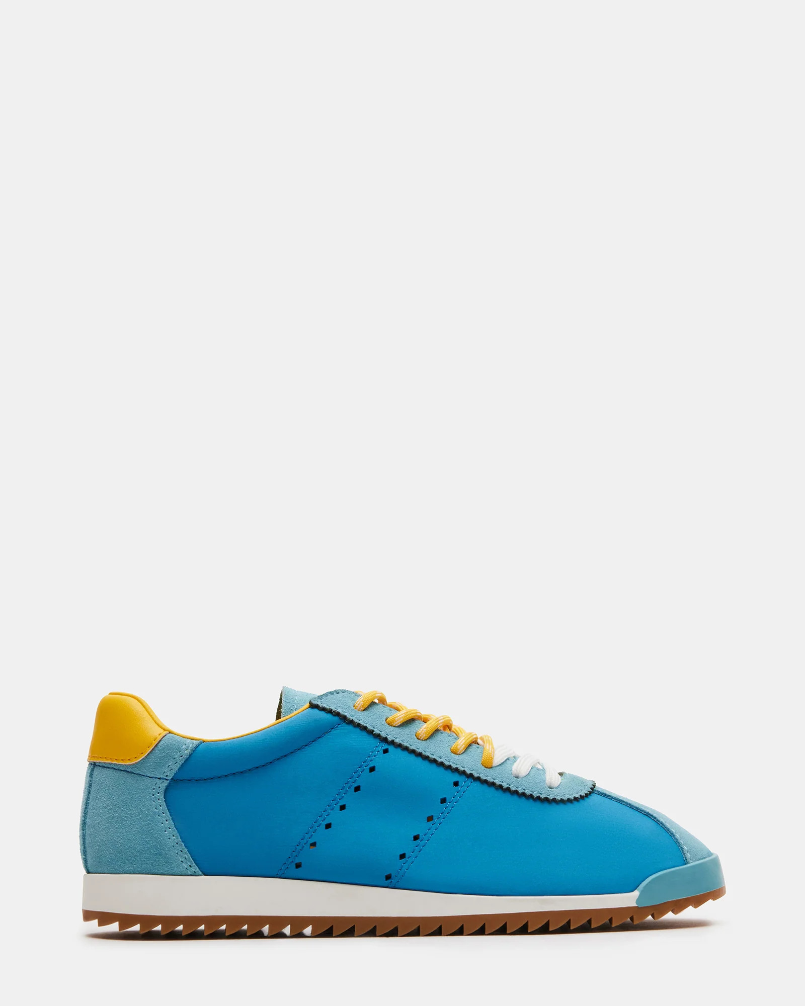 MIRAGE Blue/Yellow Low-Top Sneaker | Women's Sneakers | Steve Madden (US)