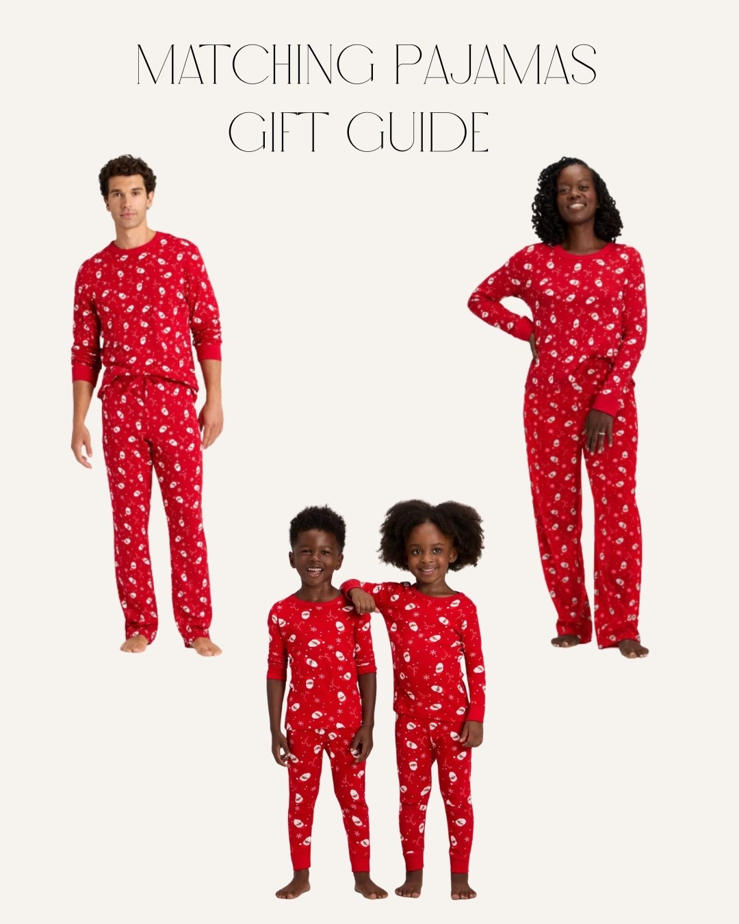 Matching pajamas for the family.

#LTKHoliday