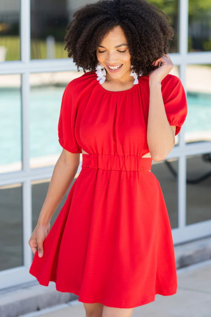 Time For You Red Dress | The Mint Julep Boutique