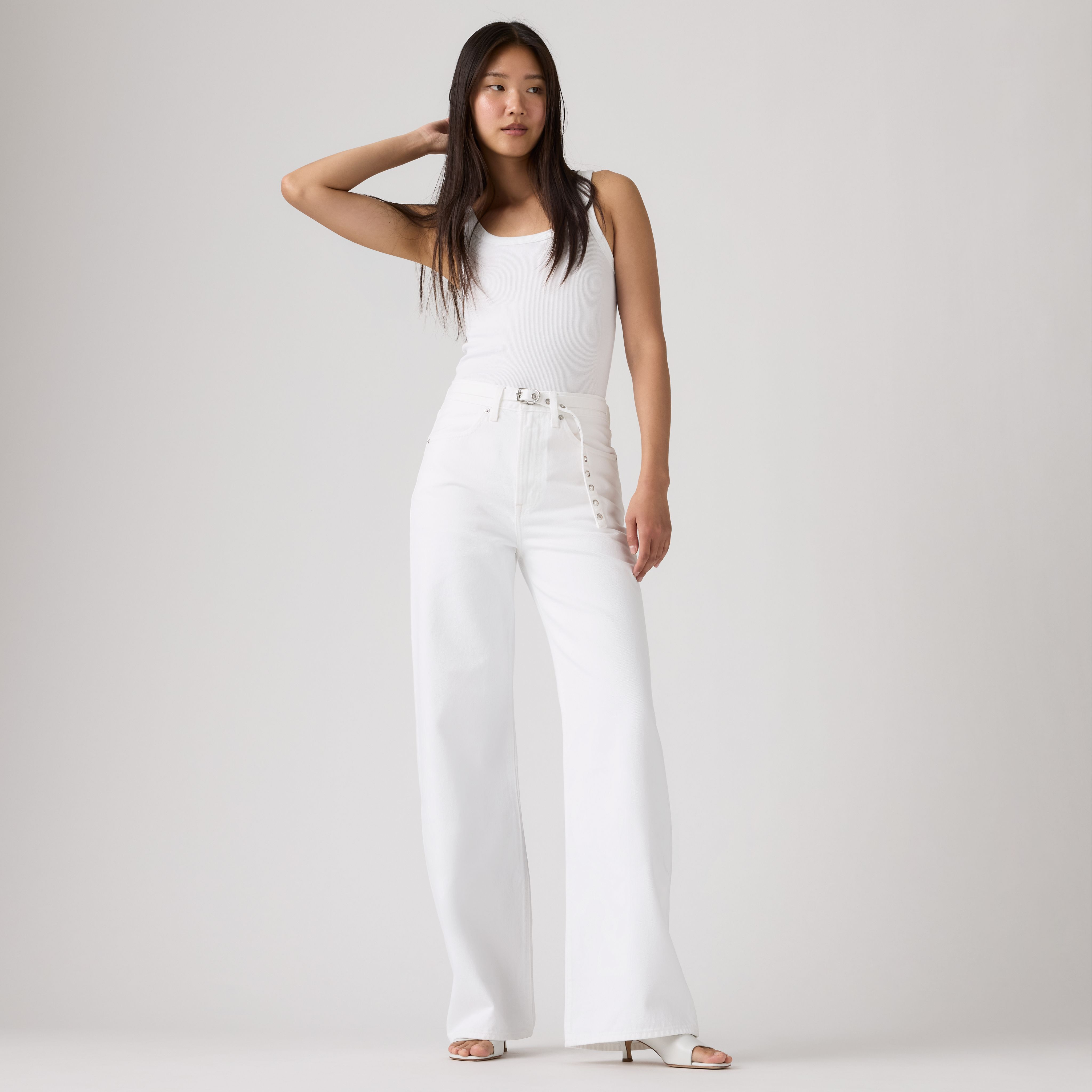 Levi's Ribcage Wide-Leg Belted Women's Jeans 32x30 | Levi's US