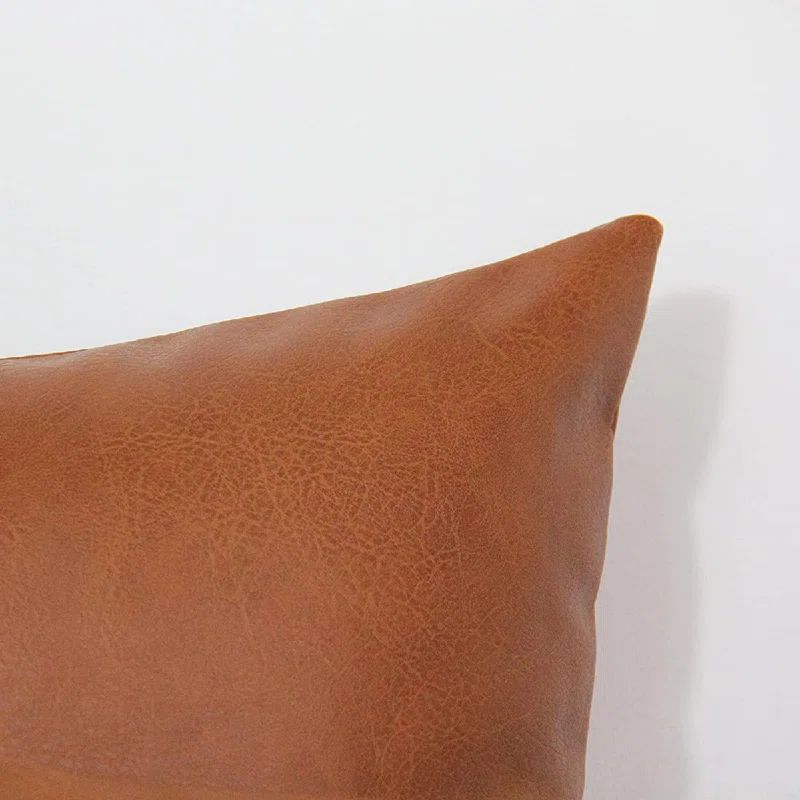 Faux Leather Pillow Cover | Wayfair North America