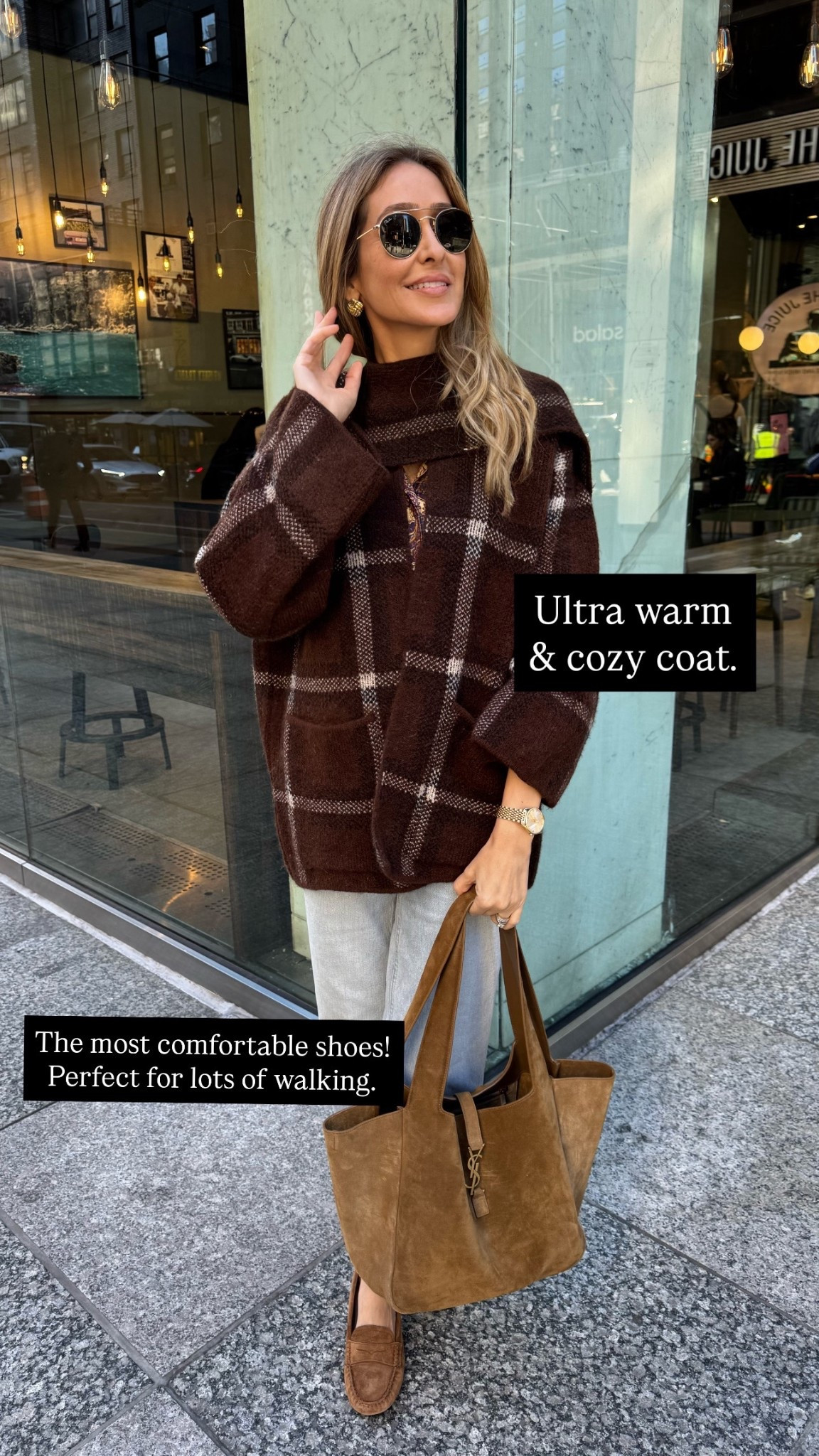 Very comfortable and stylish fall/ winter outfit 
These shoes are perfect for lots of walking. 
All run tts . Wearing a size small on all pieces .


#LTKOver40 #LTKStyleTip #LTKTravel