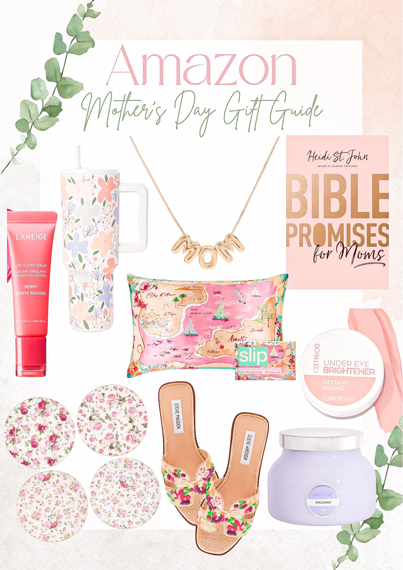 Mother’s Day gift guide 🩷

Womens journal, Womens bible, Womens sandals, lip gloss, coffee tumbler, travel tumbler, under eye crème, silk pillow cover, floral plates, candle 

#LTKFindsUnder100 #LTKStyleTip #LTKGiftGuide