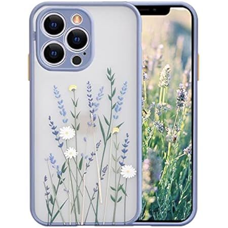 Ownest Compatible with iPhone 12 Pro Max Case for Clear Flower Frosted PC Back 3D Floral Girls Woman | Amazon (US)