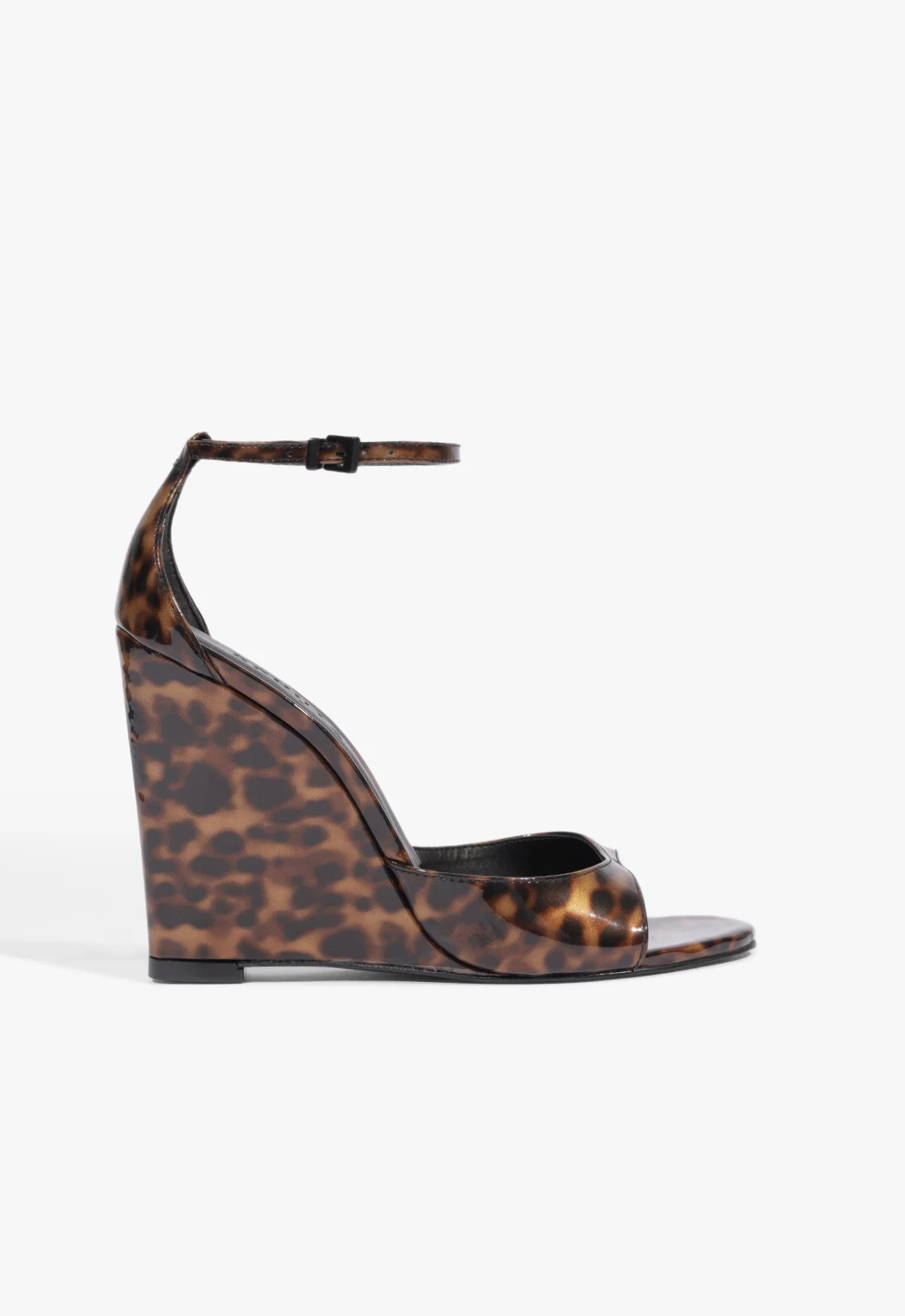 Scarlett Brown High Wedge Sandal | Schutz (US)