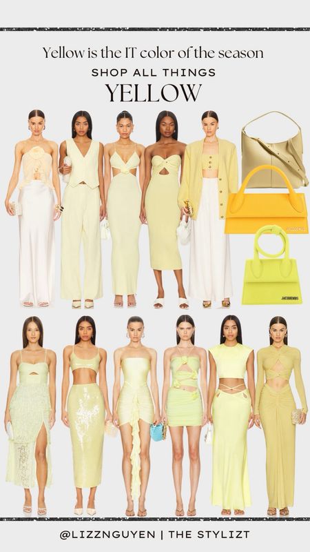 Yellow is the IT color of the season! Shop all things yellow! 

Yellow dress, yellow dresses, yellow, summer outfit, summer bag, vest, trousers, matching set, summer top, yellow purse, yellow bag, designer bag, small bag, small purse, The Stylizt 



#LTKStyleTip #LTKParties #LTKSeasonal