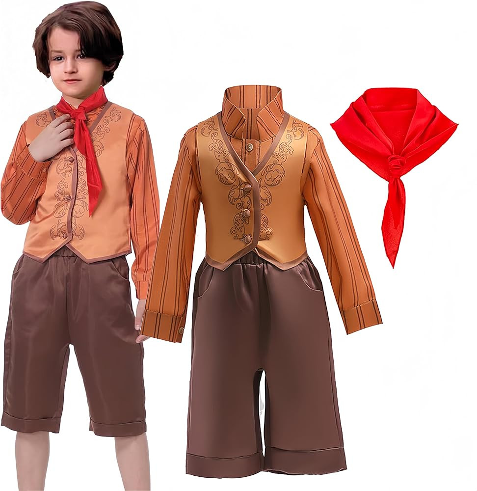 keaiyouhuo 4PCS Toddler Baby Boys Encanto Costume Antonio Outfit Kids Madrigal Prince Halloween D... | Amazon (US)