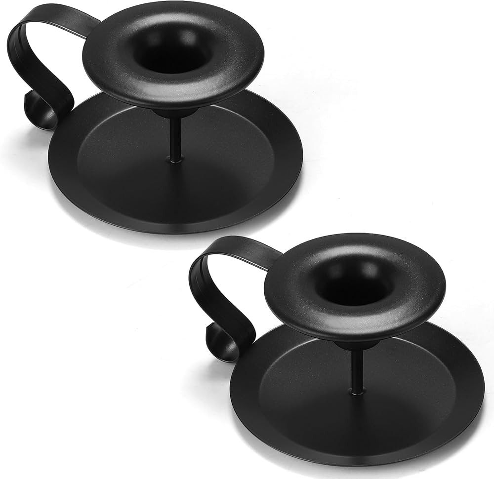Candle Holders, Black Taper Candle Holders, Iron Candle Sticks Holder Decor | Amazon (US)