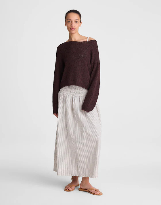 Boatneck Pullover Sweater | Madewell
