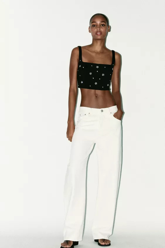 JEWEL CROP TOP | Zara US