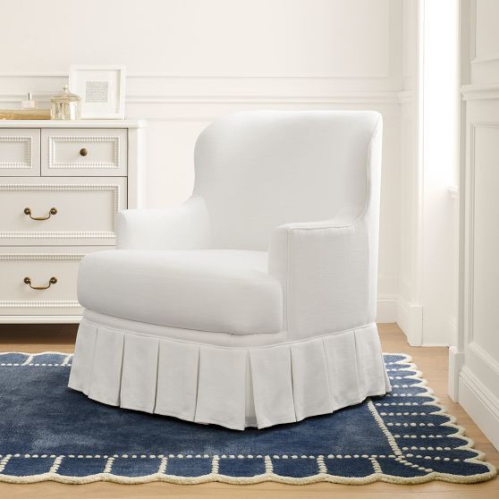 Eloise Pleated Lounge Chair | Pottery Barn Teen