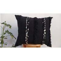 Handmade Moroccan Wedding Pillow Cover, Red Wool Cushion, Red Wool Pillow Cover Unstuffed | Etsy (US)