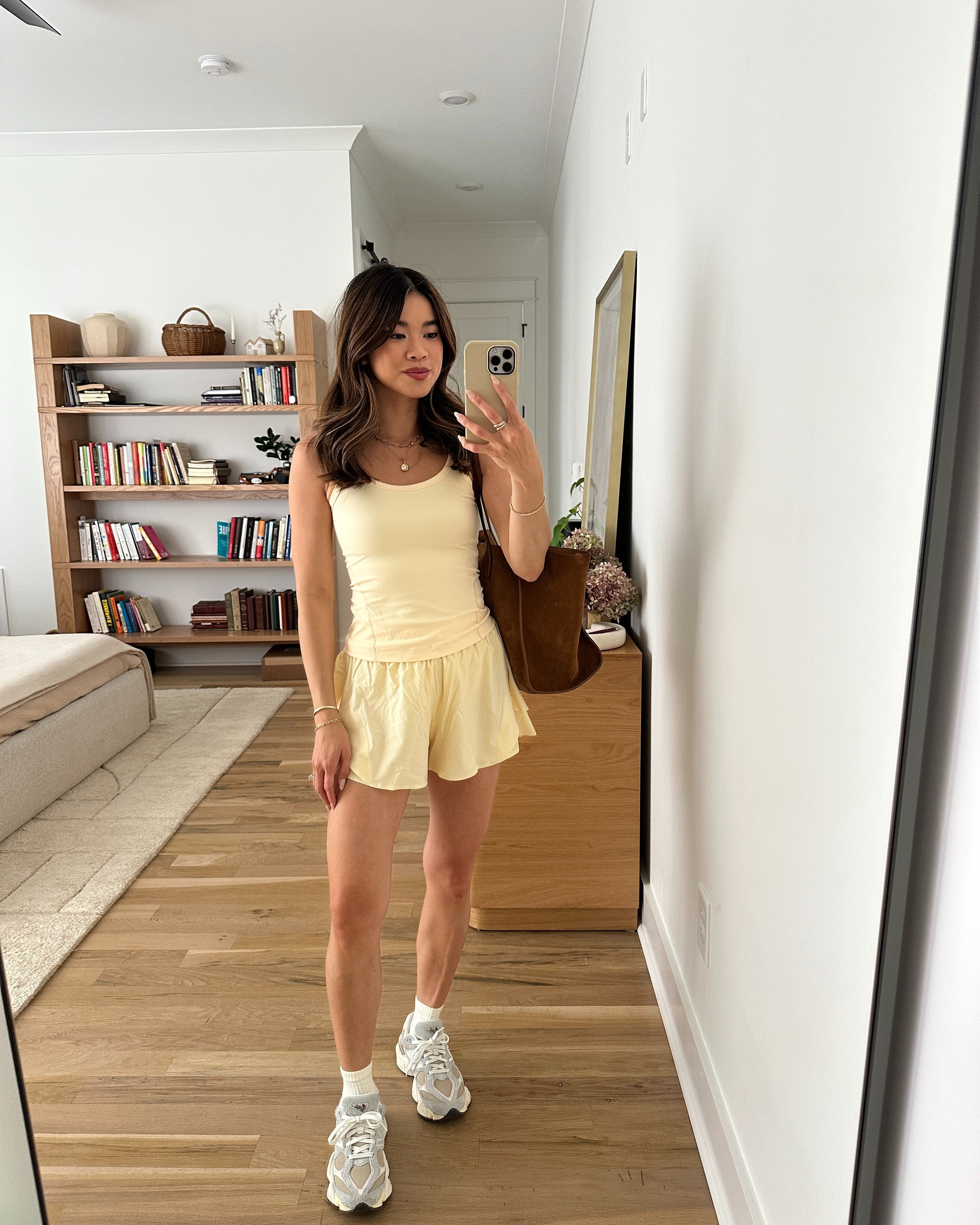 Sizing info: 
•butter yellow shorts size XS in butter cream 
•yellow tank size 4 in butter cream 

petite fashion, get dressed with me, outfit inspiration, ootd, nashville outfit, Nashville influencer, petite style, vacation style, casual outfits, mom style, petite pants, spring outfit, summer outfit, spring outfit inspo, spring outfit idea, spring top, spring style, spring tank, running tank, running shorts, summer tank, yellow shorts, lululemon, shorts, lululemon, workout outfit, 
@lululemon 
 

#LTKPetite #LTKActive #LTKSeasonal