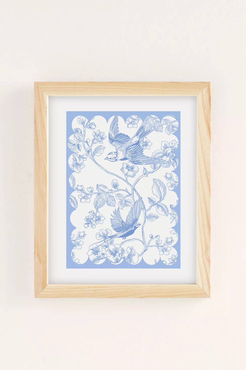 Annie Blue Vintage, French Inspired Pattern Art Print | Urban Outfitters (US and RoW)