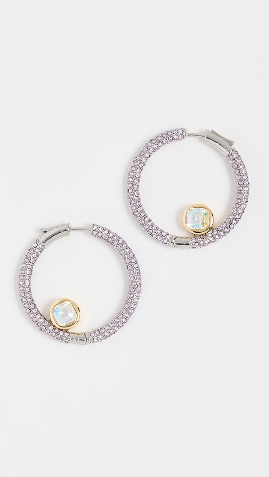 DEMARSON Pave Orbit Hoops | SHOPBOP | Shopbop