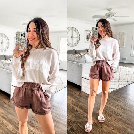 Social thread code: tammy10. Small in all.  Free people shorts. Beach sweater. Summer sweater. Z supply. Zsupply. Vacation outfit.

#LTKsalealert #LTKfindsunder100 #LTKover40