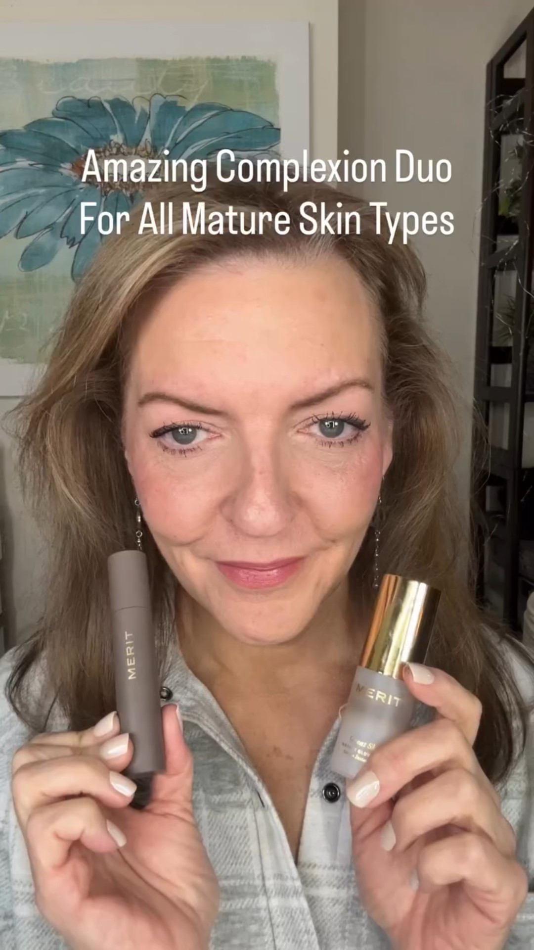 Love this minimalist duo for mature skin makeup ✨💄
The @merit Great Skin Serum is a lightweight, hydrating serum that plumps, smooths, and preps skin perfectly for makeup—no heaviness, no stickiness 🙌
Paired with the Merit The Minimalist Perfecting Complexion Stick, you get easy, light-to-medium coverage that works as foundation, concealer, or contour. Perfect for makeup over 50 & 60, quick routines, and natural, healthy-looking skin 💕✨

#MatureSkinMakeup #MakeupOver50 #MakeupOver60 #SimpleMakeup #MeritBeauty

#LTKOver40 #LTKgrwm #LTKBeauty