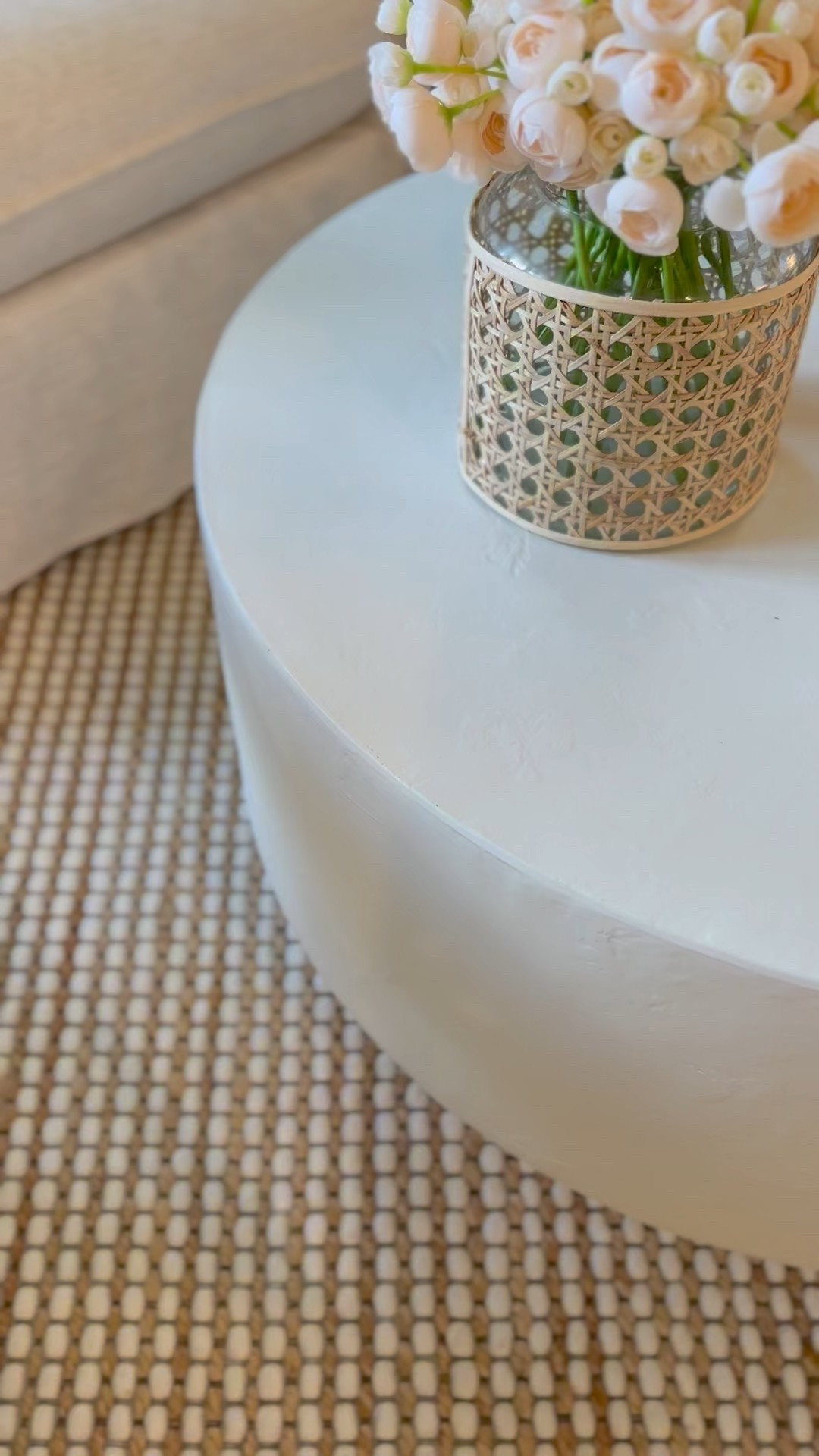 A bit of a splurge, but this textured white drum coffee table completely anchors the room. Sculptural, serene, and worth every penny.


#LTKHome #LTKSeasonal #LTKStyleTip