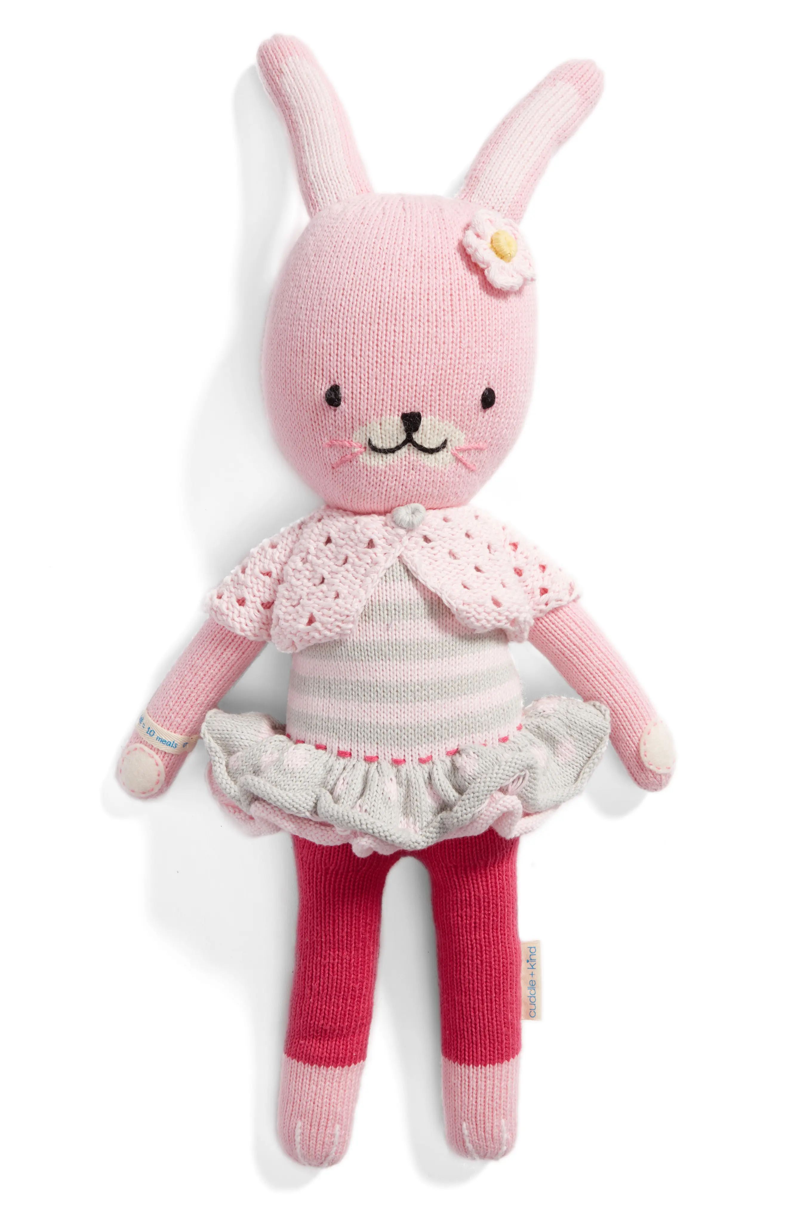 Infant Girl's Cuddle + Kind Chloe The Bunny Stuffed Animal | Nordstrom