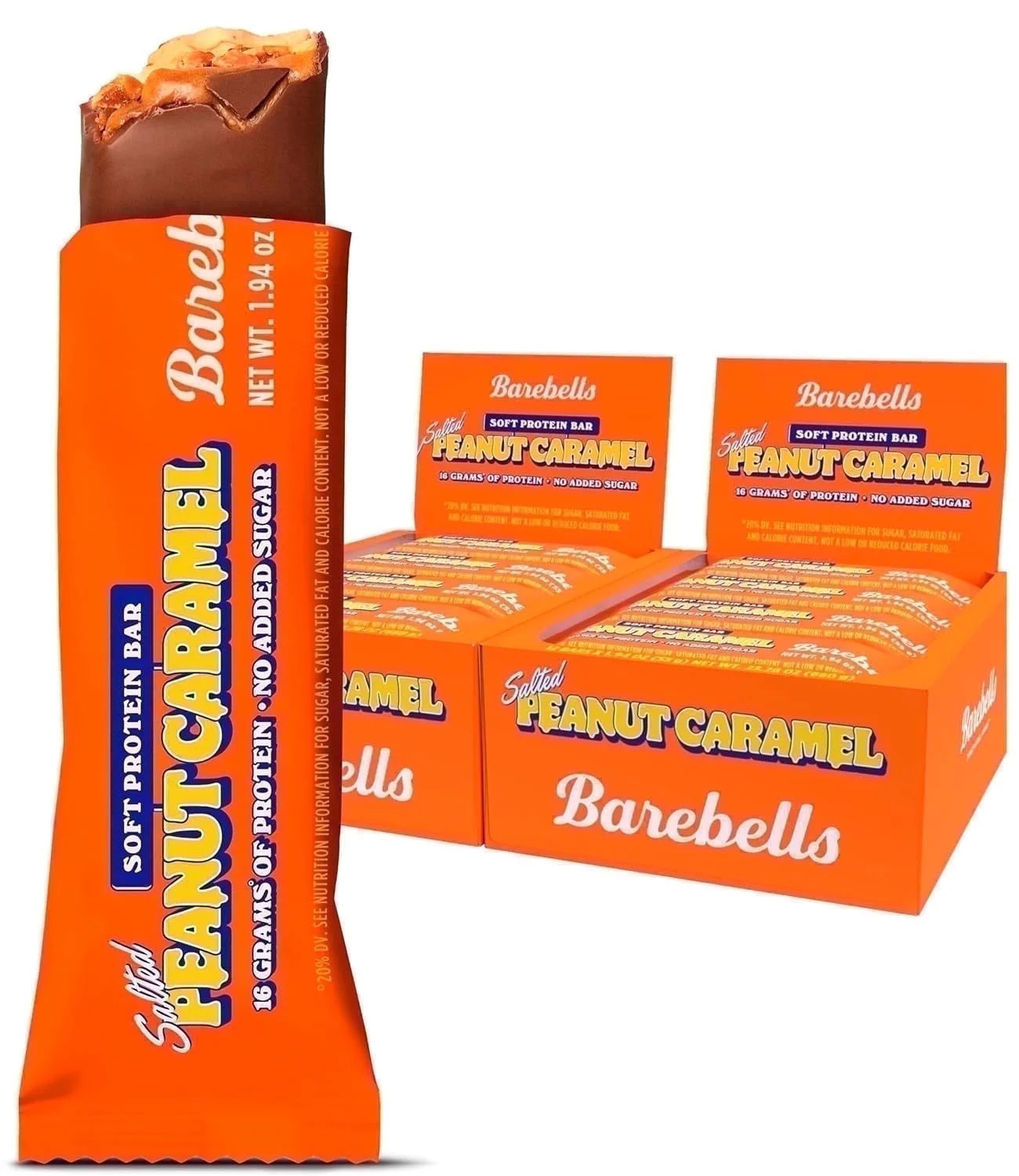 Barebells Soft Protein Bars Salted Peanut Caramel - 12 Count (Pack of 2) -16g High Protein Treats... | Walmart (US)