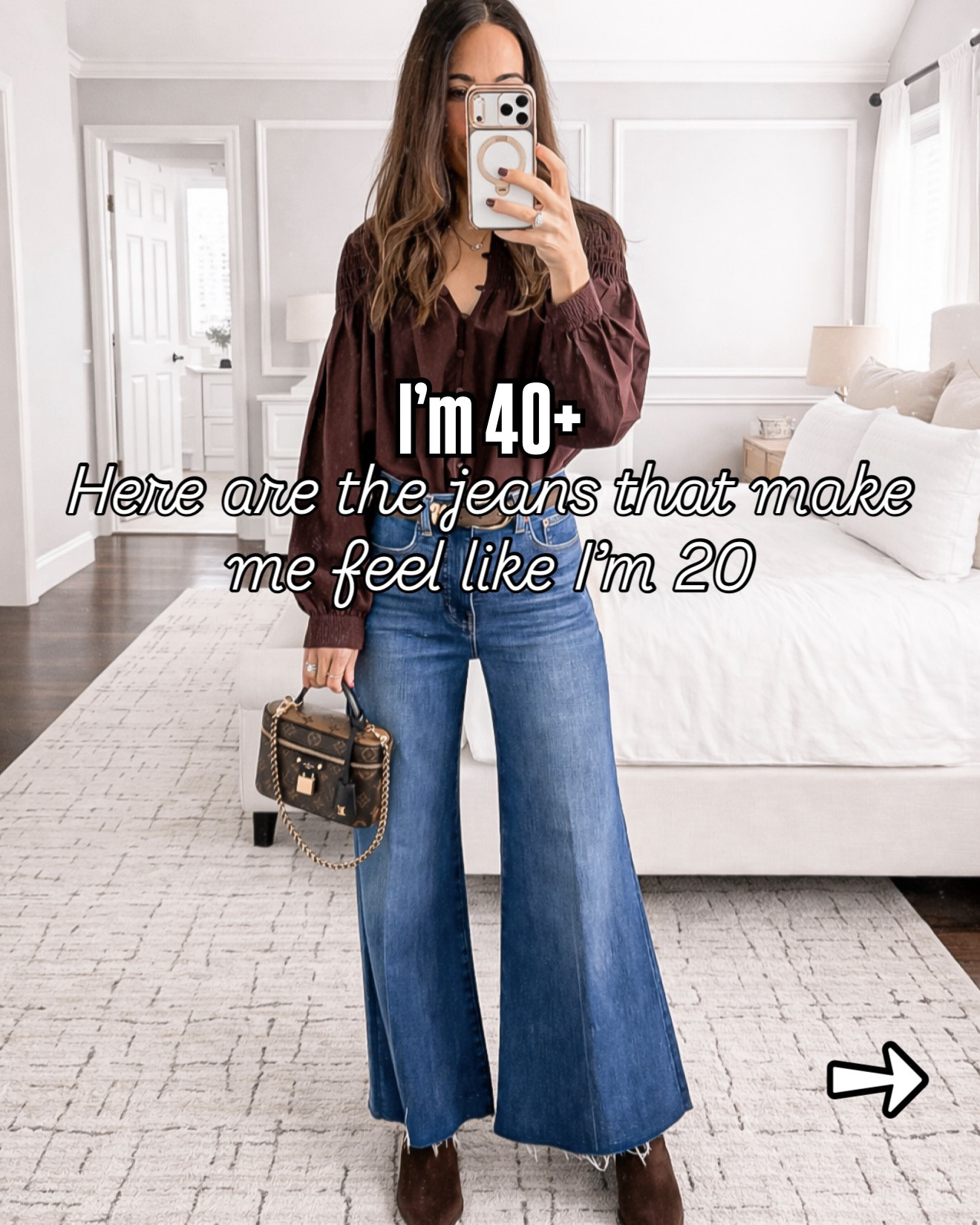 💬 “STYLE” and I’ll send you all the links.

These are the styles that actually work for my body right now — flattering, comfortable, and still feel current (not try-hard, not frumpy).

From straight leg → wide leg → barrel → chocolate brown… these are the pairs I keep reaching for over and over again.
If you’re rebuilding your denim lineup, start here.
🔗

#LTKFindsUnder100 #LTKSeasonal #LTKOver40