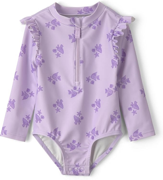 Carter's Baby Girls' 1-piece Rashguard | Amazon (US)