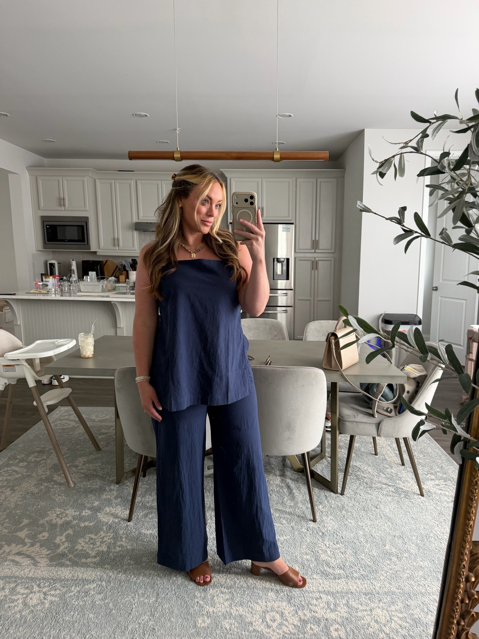 Linen two piece set 💙💙💙

#LTKSeasonal #LTKmomlife #LTKMidsize