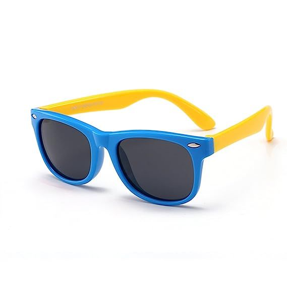 Juslink Toddler Sunglasses, 100% UV Proof Flexible Baby Sunglasses for Kids Age 2-10 | Amazon (US)