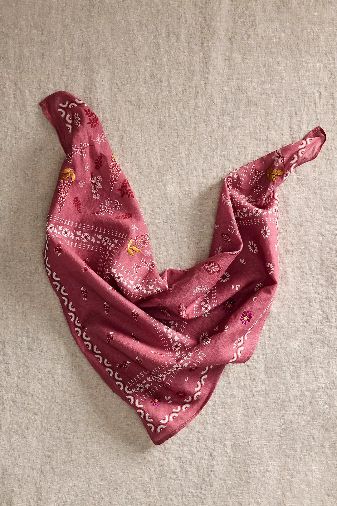 Embroidered Paisley Bandana | Terrain