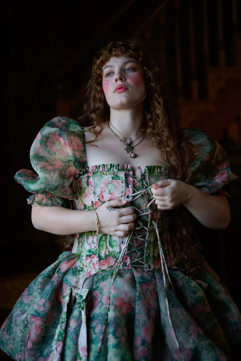 The Castle Tapestry A La Mode Corset | Selkie Collection