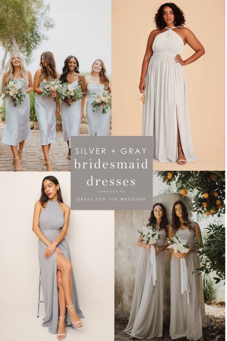 Sales on wedding attire, Black Friday deals on bridesmaids dresses, silver and gray bridesmaid dresses, silver dress, gray maxi dresses Follow Dress for the Wedding for cute dresses, sale alerts, wedding style and decor! Visit us at dressforthewedding.com for more! 