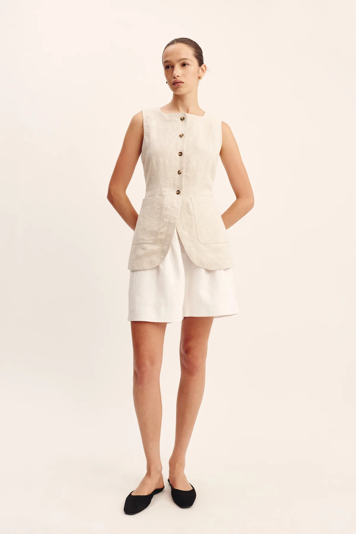 EMMA VEST - NATURAL | POSSE (US)