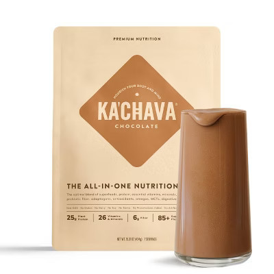 Ka'Chava All-In-One Plant Based Nutrition Shake Powder - Chocolate - 15.31oz | Target