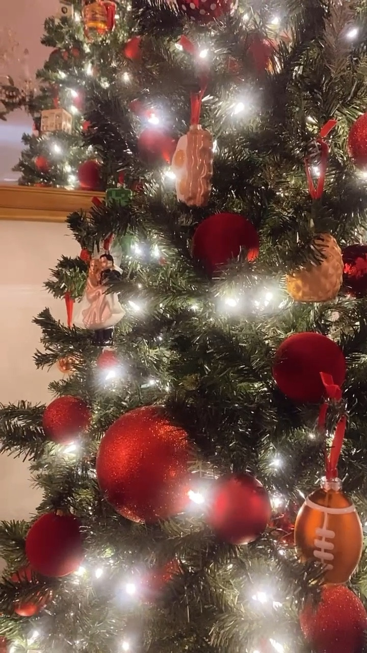 Want to elevate the look of your tree? I love adding ribbon to my ornaments instead of those random little hangers. This gives that elevated look for so much less! Many tie a bow at the end instead of the knot - which makes them look even sweeter! 🎀❤️

I found this red velvet ribbon at my local Walmart for under $3! But have linked many on my LTK if you need help! 

Happy Decorating 🎄❤️

#LTKhome #LTKHoliday #LTKSeasonal