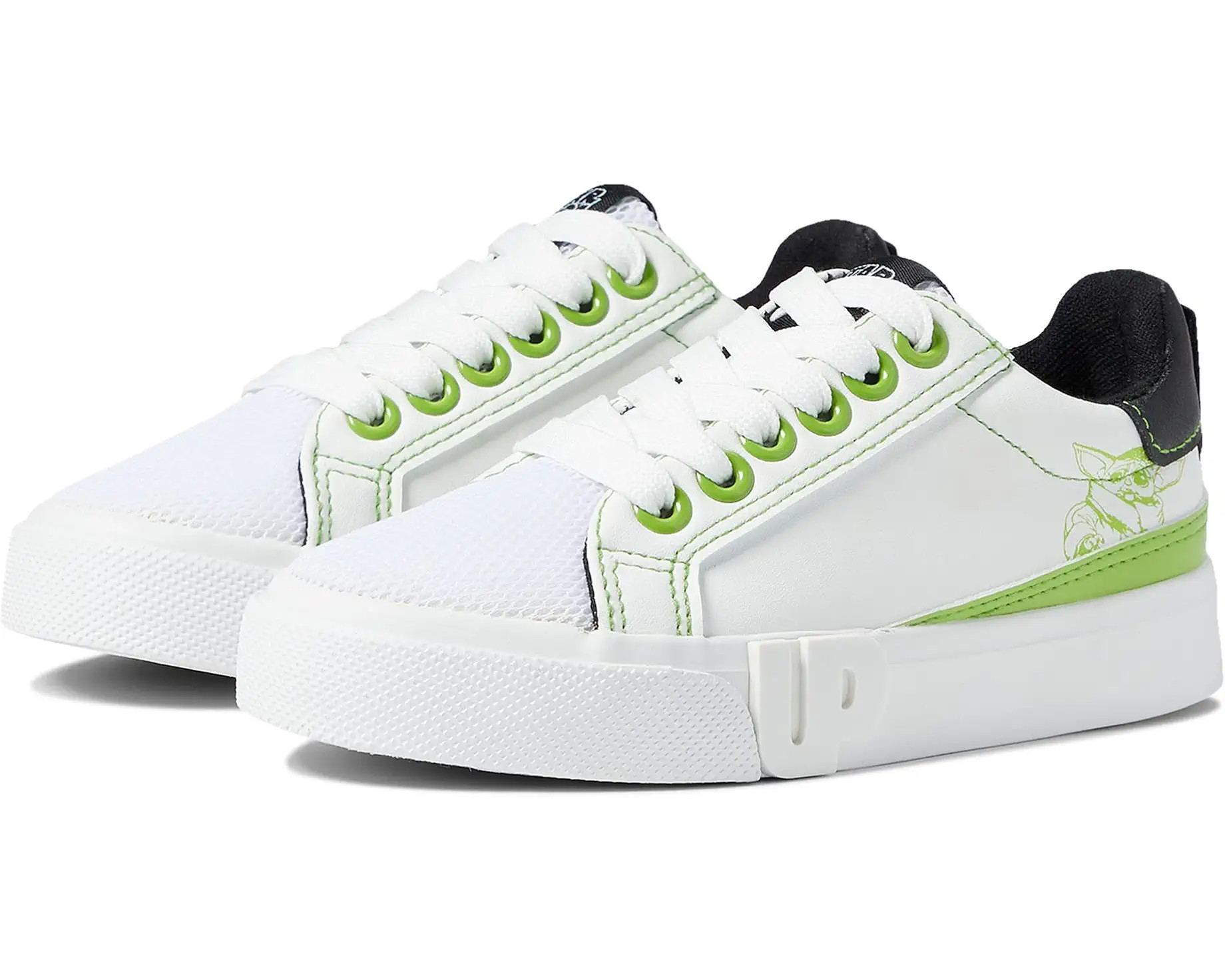 Ground Up Grogu Mesh Court Sneaker (Little Kid/Big Kid) | Zappos