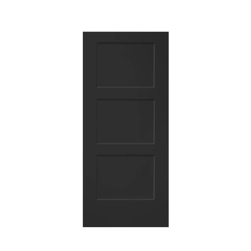 30'' x 80'' Hollow Paneled Painted without Installation Hardware Kit Barn Door | Wayfair North America