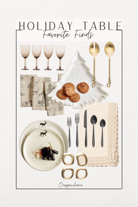 Perfect finds your holiday table!

Christmas tablescape, minimalist holiday table, neutral holiday, Christmas decor, black flatware, wine goblets, cloth napkins, tablecloth, serving platter, cookie plate, gold napkin rings 

#LTKhome #LTKSeasonal #LTKHoliday