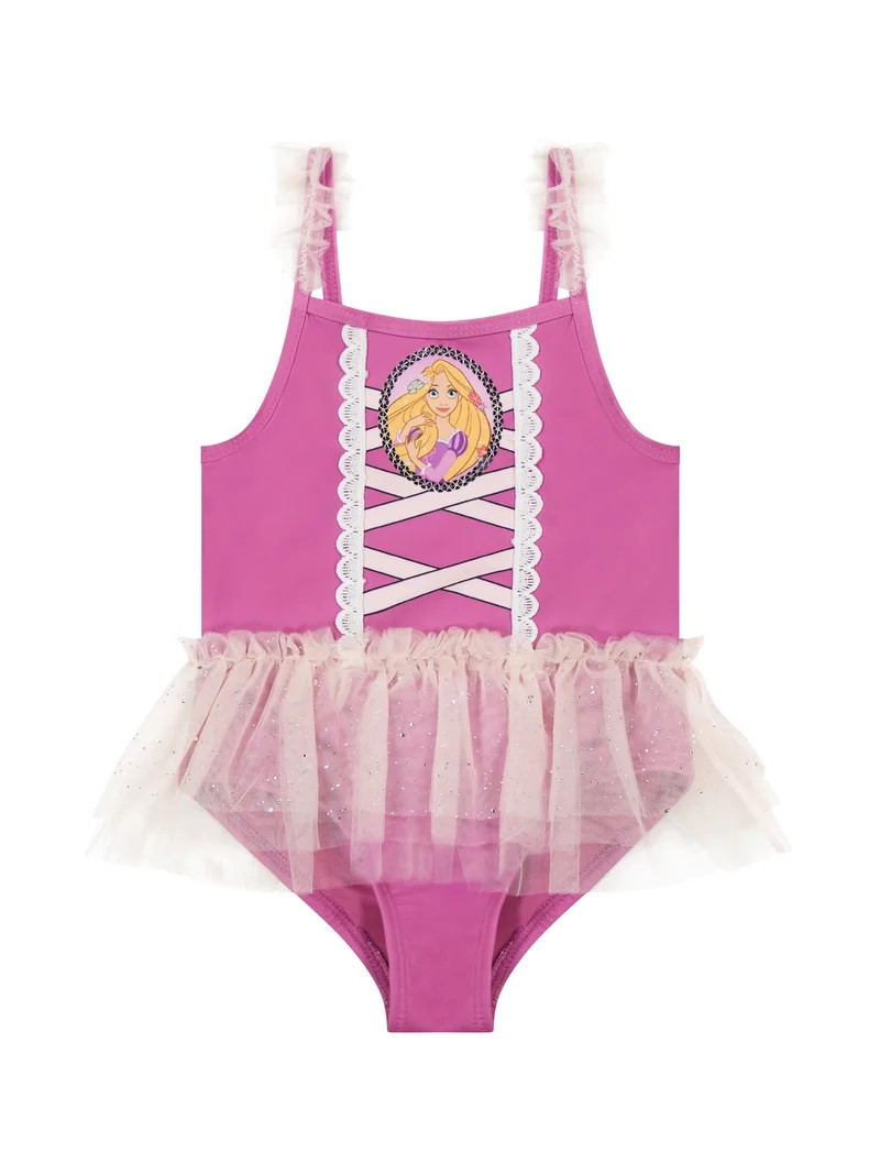 Character Toddler Girl One-Piece Swimsuit, Sizes 12M- 5T | Walmart (US)
