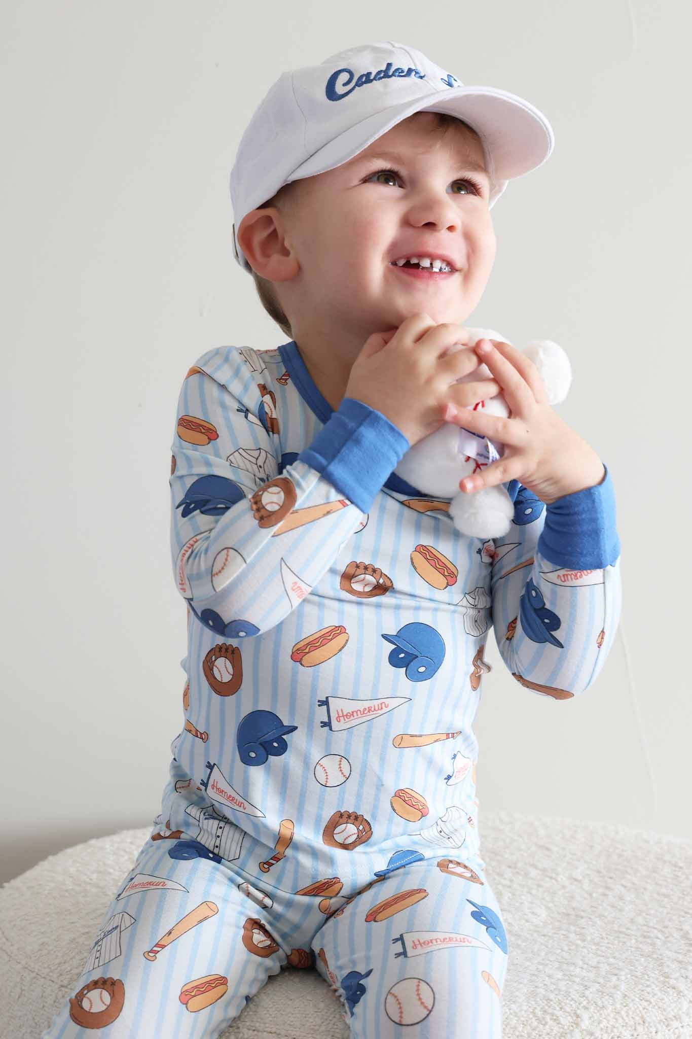 Ballpark Bros Two Piece Pajama Set | Caden Lane