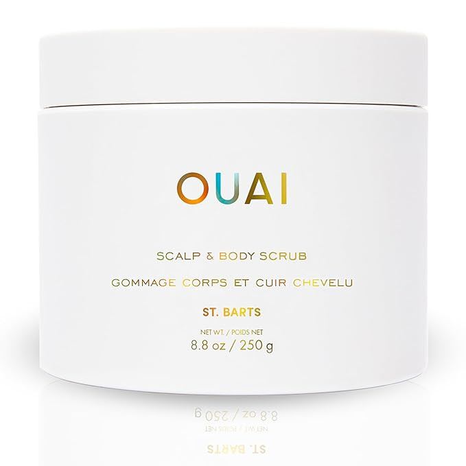 Ouai Scalp & Body Scrub, St. Barts - Foaming Coconut Oil Sugar Scrub and Gentle Scalp Exfoliator ... | Amazon (US)