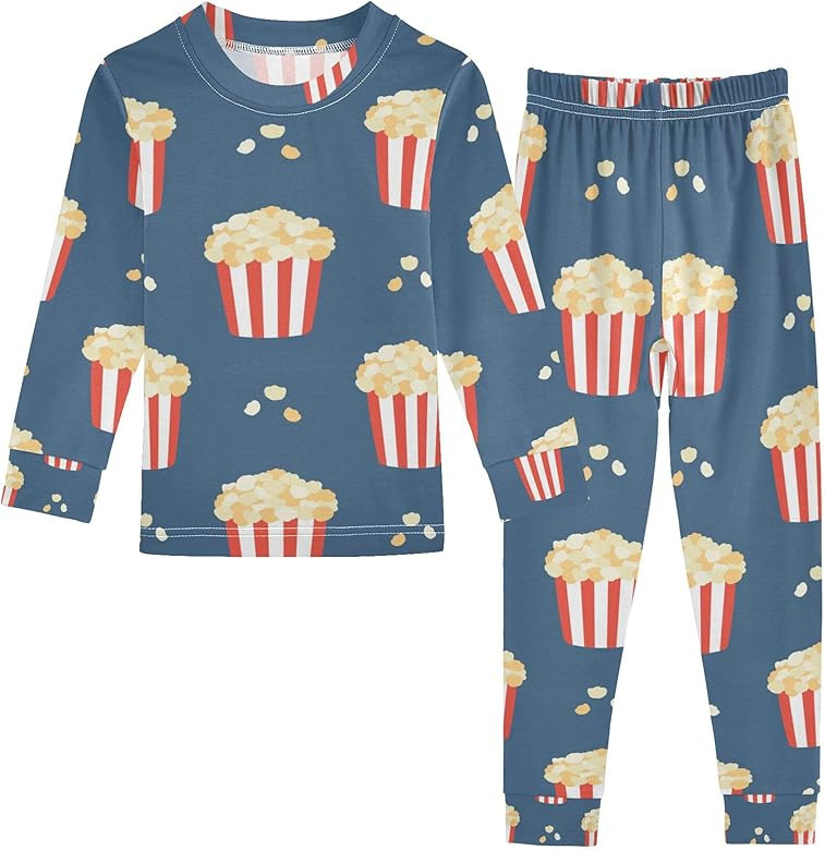 Pajama Sets Long Sleeve Top with Pants Cotton Soft Sleepwear 2 Piece Pjs Set | Amazon (US)