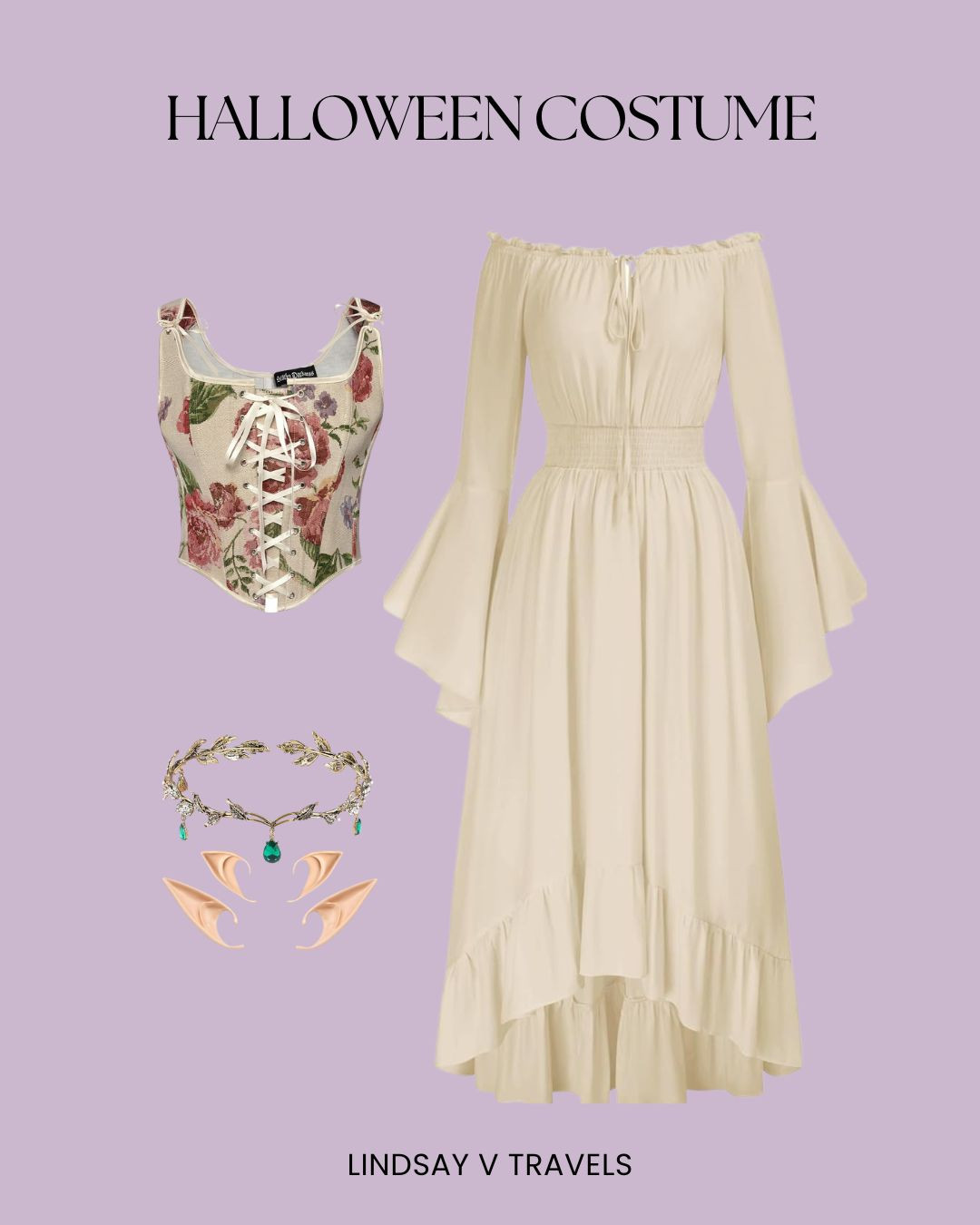 Fairytale feels 🤍✨ This Renaissance costume in white is giving total princess vibes. 

#LTKFallSale #LTKSeasonal #LTKHalloween