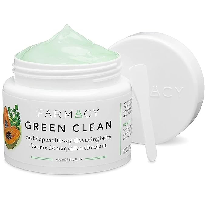 Farmacy Natural Makeup Remover - Green Clean Makeup Meltaway Cleansing Balm Cosmetic, 100ml | Amazon (US)