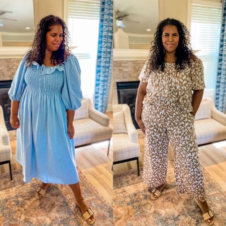 New spring looks from Walmart. I’m wearing size 18 in the dress and 2X in the top and pants. True to size in all.


#LTKstyletip #LTKunder50 #LTKcurves