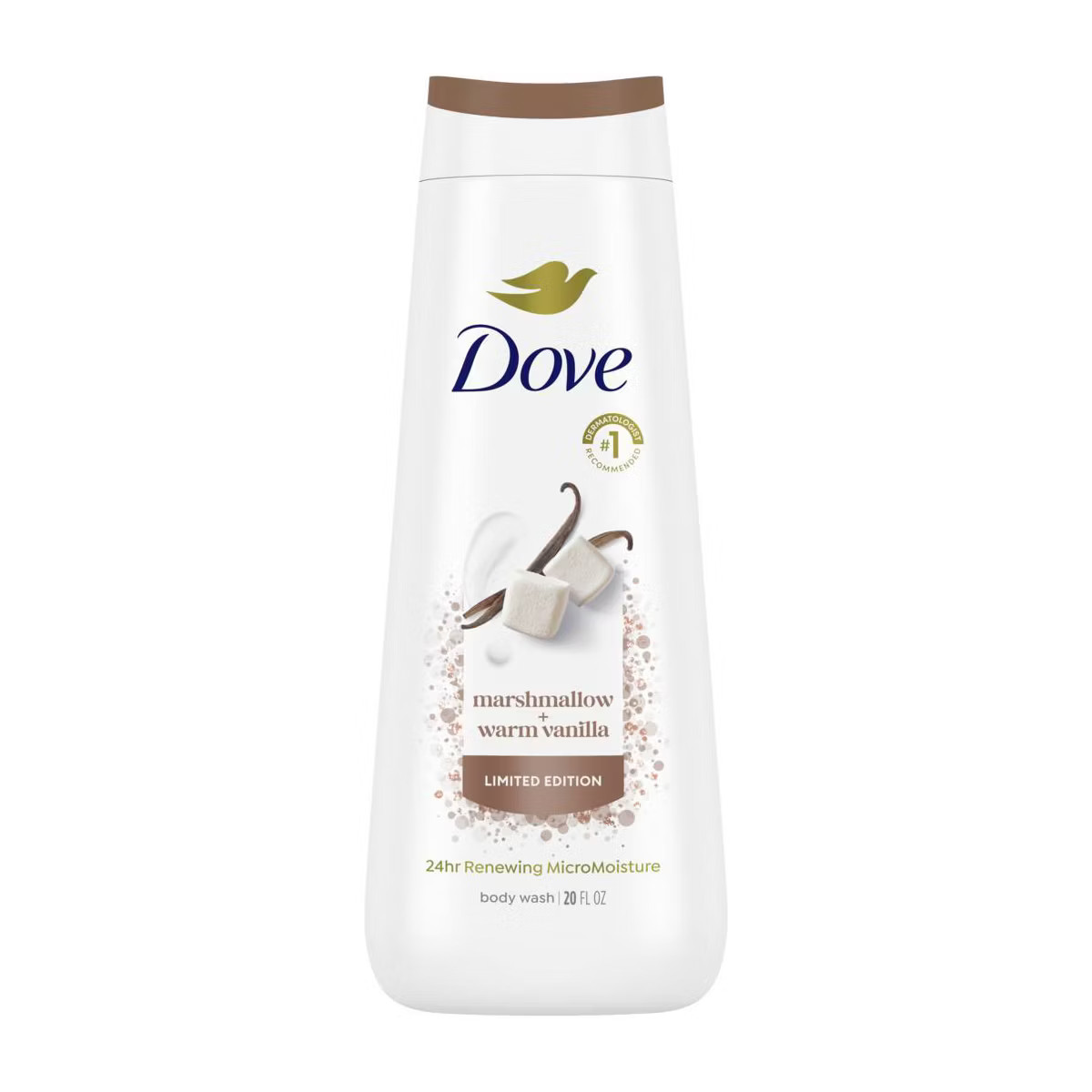 Dove Beauty Limited Edition Body Wash - Marshmallow & Warm Vanilla - 20 fl oz | Target