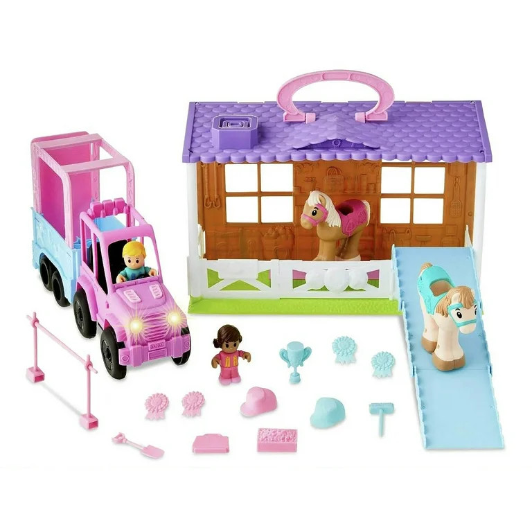 Kid Connection Pony Ranch Play Set with Lights and Sounds, 36 Pieces, Toddler Toys | Walmart (US)