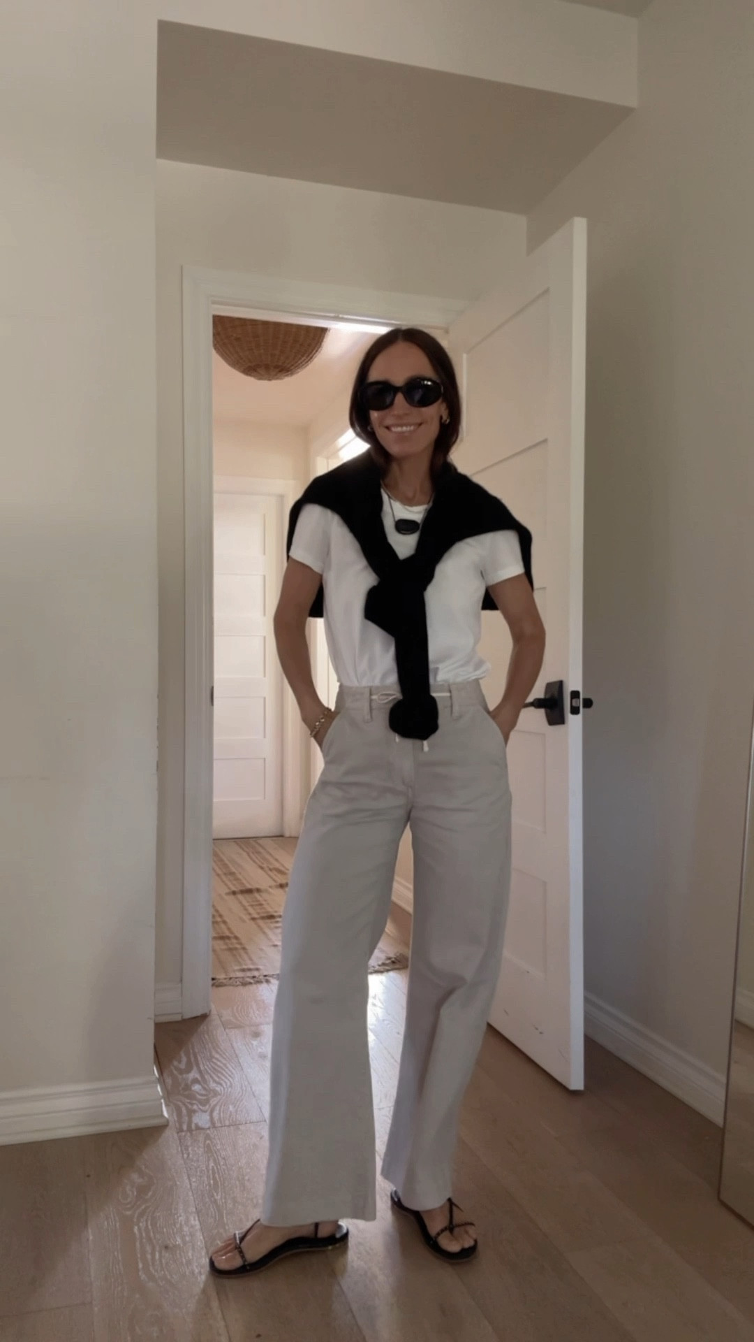 Today’s outfit 
Wearing a petite in pants and they’re short gal friendly. Lightweight and great for spring 

#LTKOver40 #LTKPetite