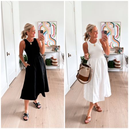 Dressing Room Diaries | Hi Sugarplum! #sugarplumstyle #dressingroomdiaries 

Size small in black, size XS in white; both fit but I prefer the white
Code SUGARPLUM10 for my necklace and bag

#LTKover40 #LTKfindsunder50 #LTKSeasonal